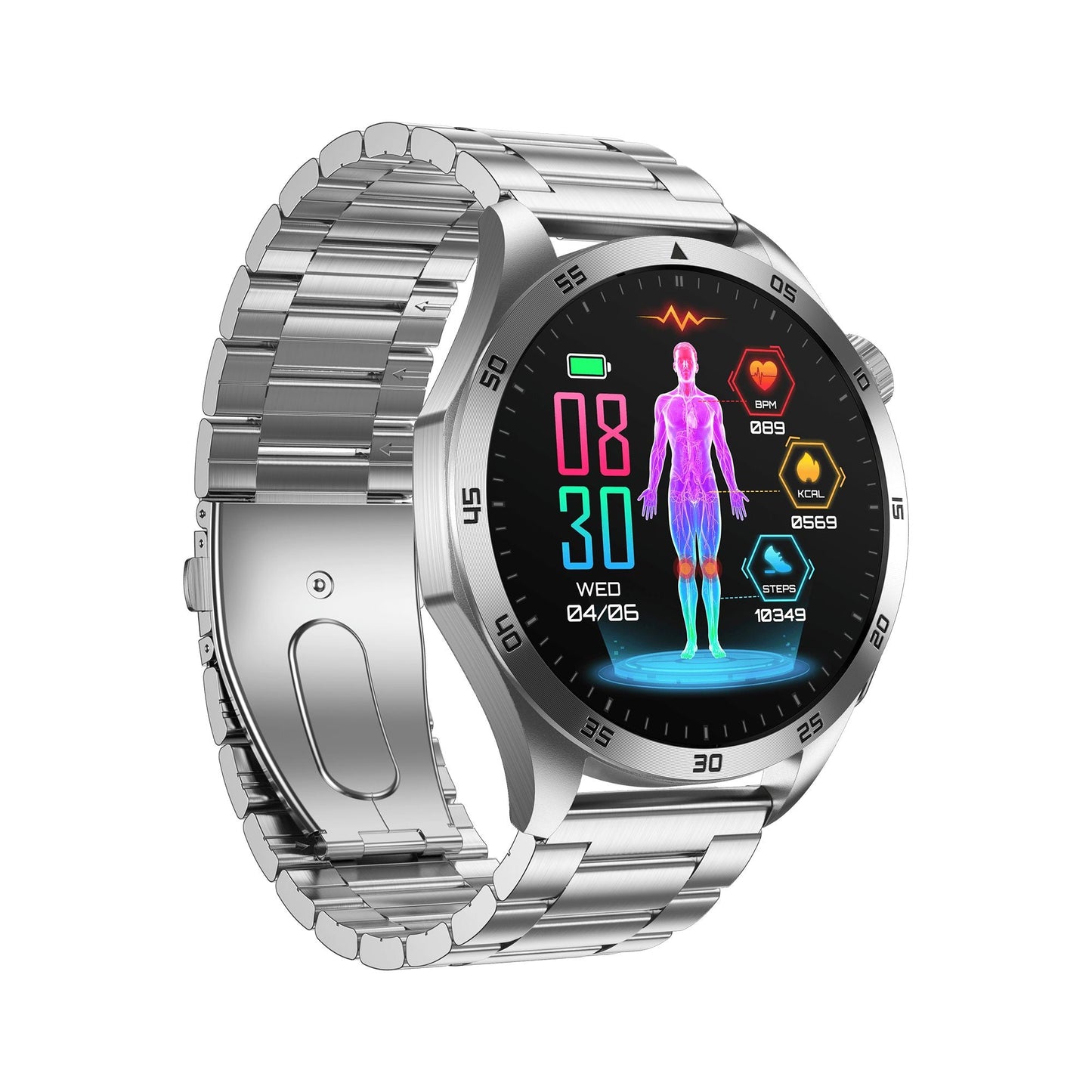 VERO V17 Smart Watch | Micro Health Check ECG/EKG Blood Glucose Smart Health Monitoring Watch