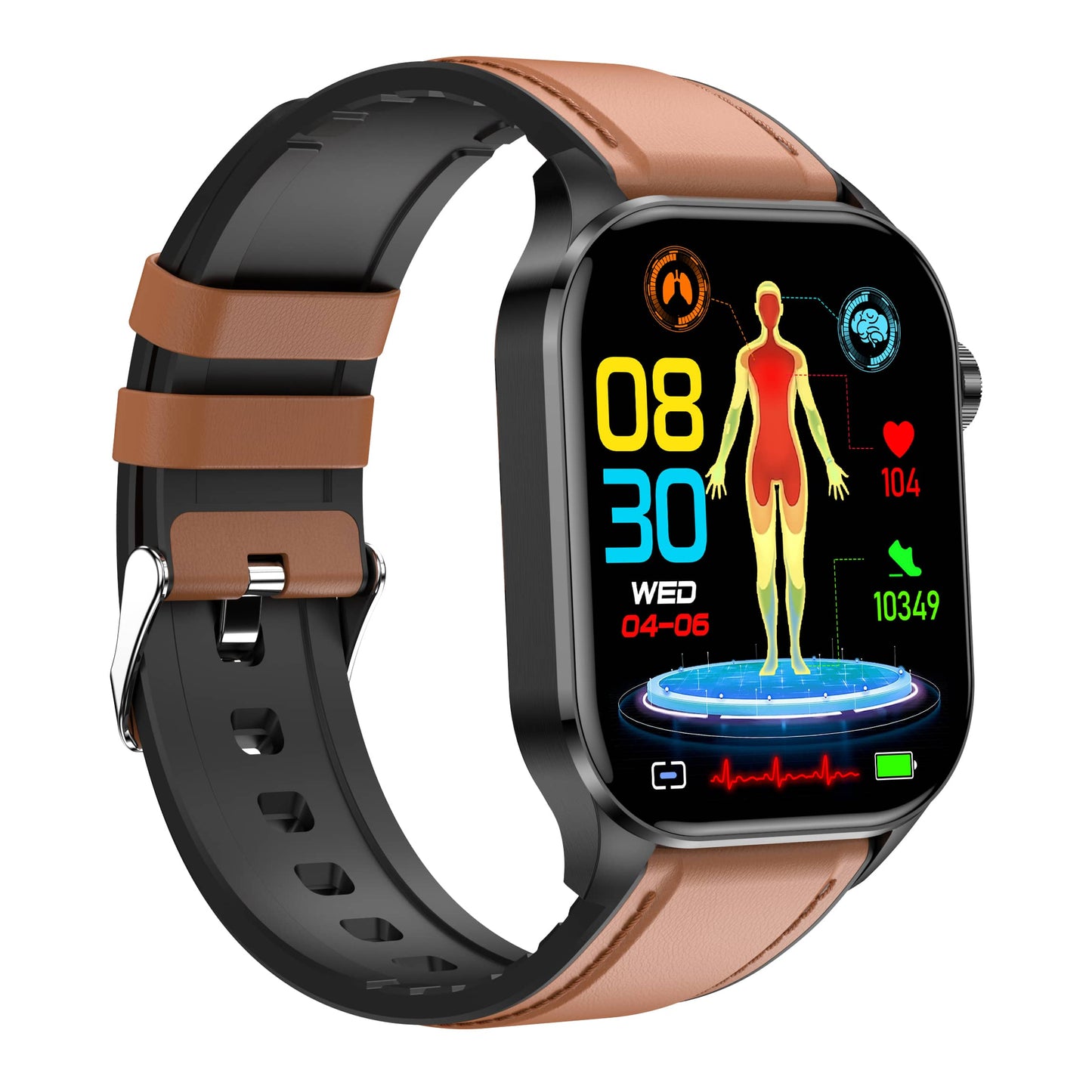 Vero V12 Smart Watch | ECG/EKG Blood Sugar Blood Pressure Call Intelligent Health Management