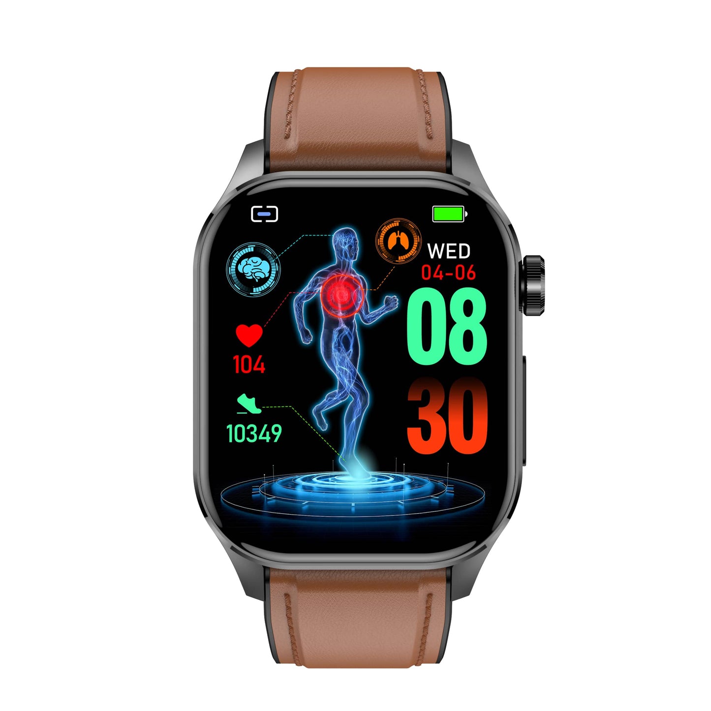 Vero V12 Smart Watch | ECG/EKG Blood Sugar Blood Pressure Call Intelligent Health Management