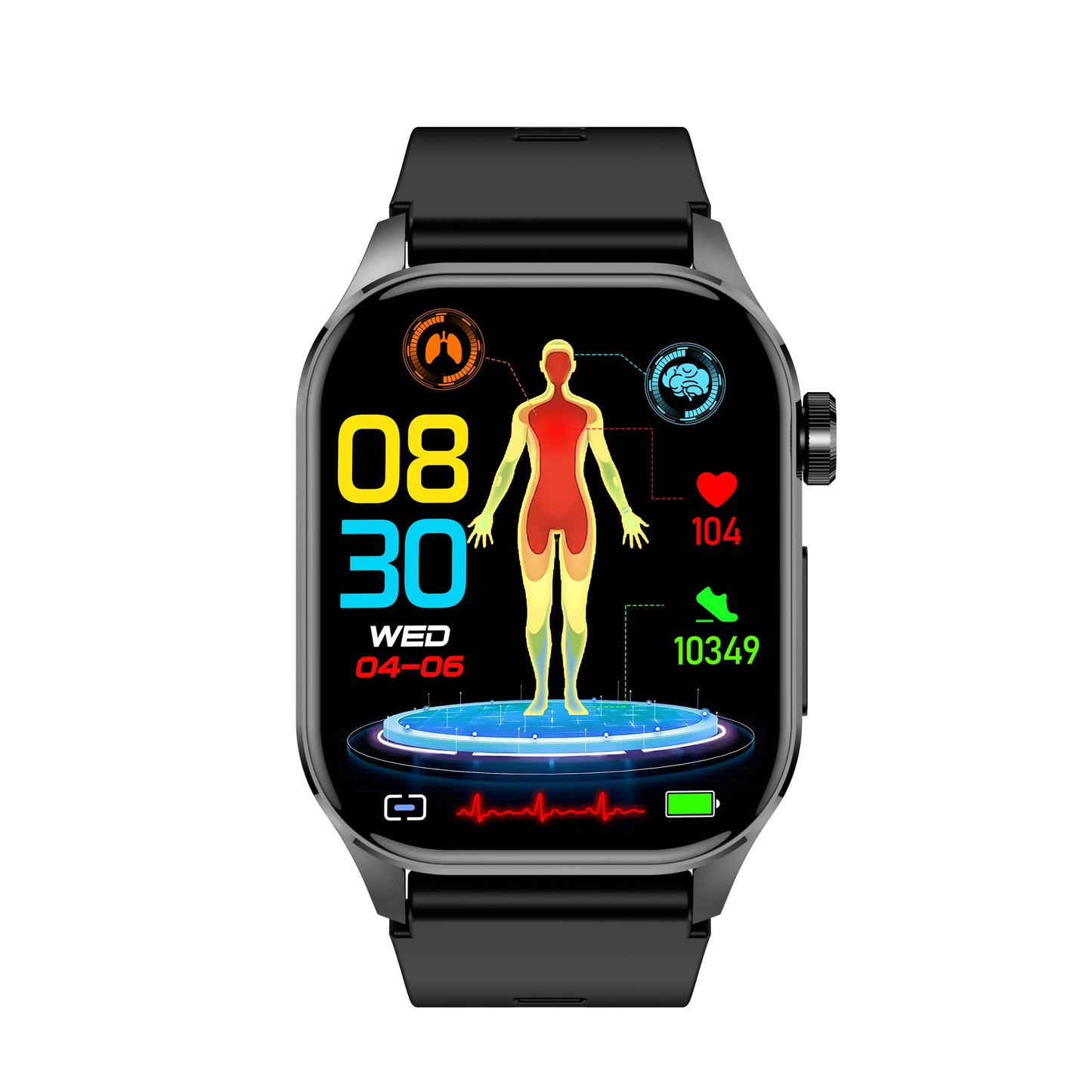 Vero V12 Smart Watch | ECG/EKG Blood Sugar Blood Pressure Call Intelligent Health Management