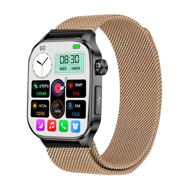 Vero V12 Smart Watch | ECG/EKG Blood Sugar Blood Pressure Call Intelligent Health Management