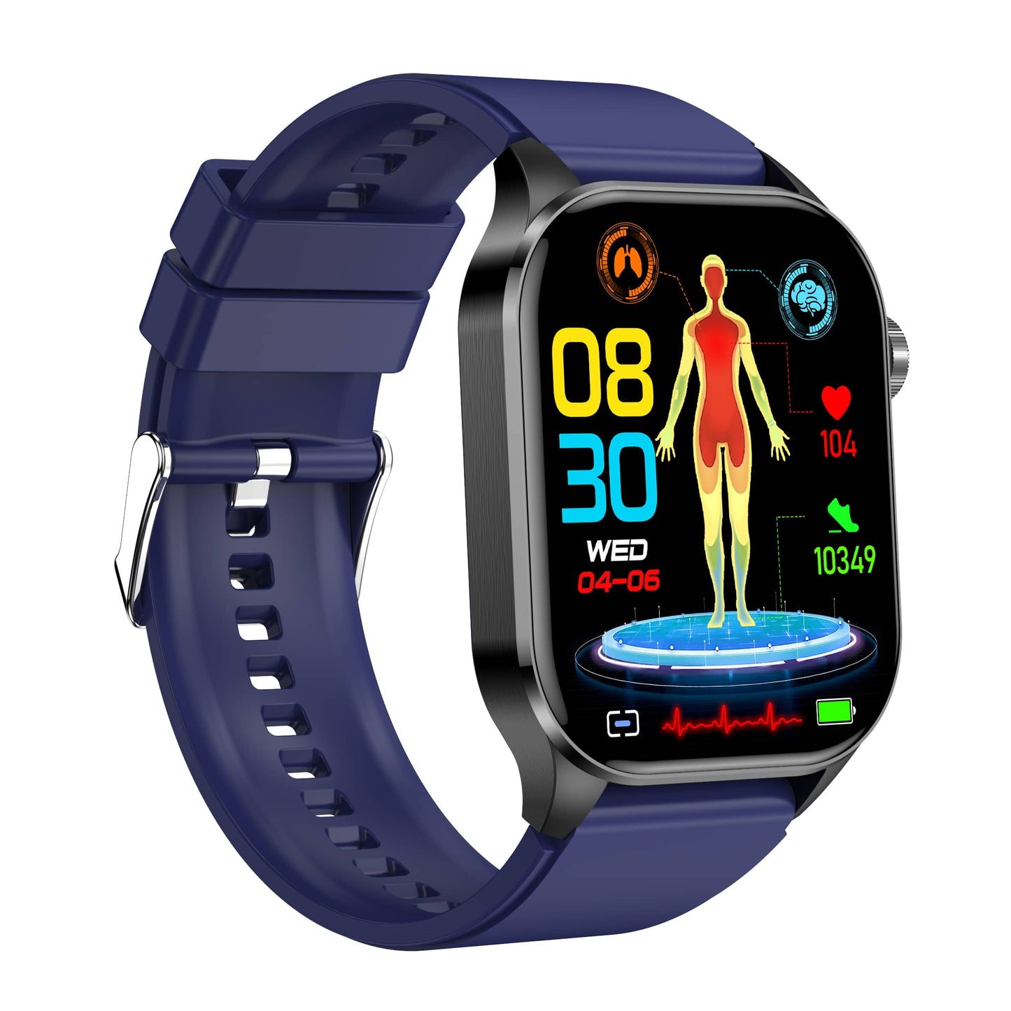 Vero V12 Smart Watch | ECG/EKG Blood Sugar Blood Pressure Call Intelligent Health Management
