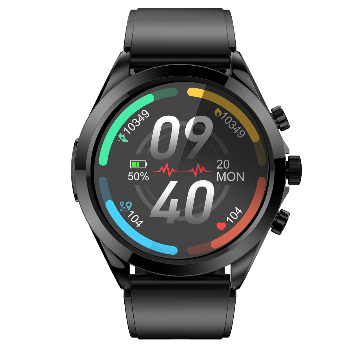 Vero V19 Health Smart Watch | Non-invasive Blood Glucose Blood Pressure ECG/EKG HRV Monitoring