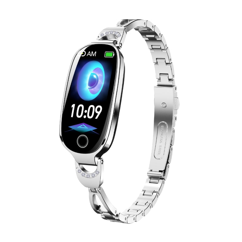 VERO V27 Diamond Design Fashion Women Smart Watch| Blood Pressure Heart Rate Monitoring