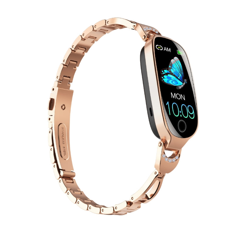 VERO V27 Diamond Design Fashion Women Smart Watch| Blood Pressure Heart Rate Monitoring