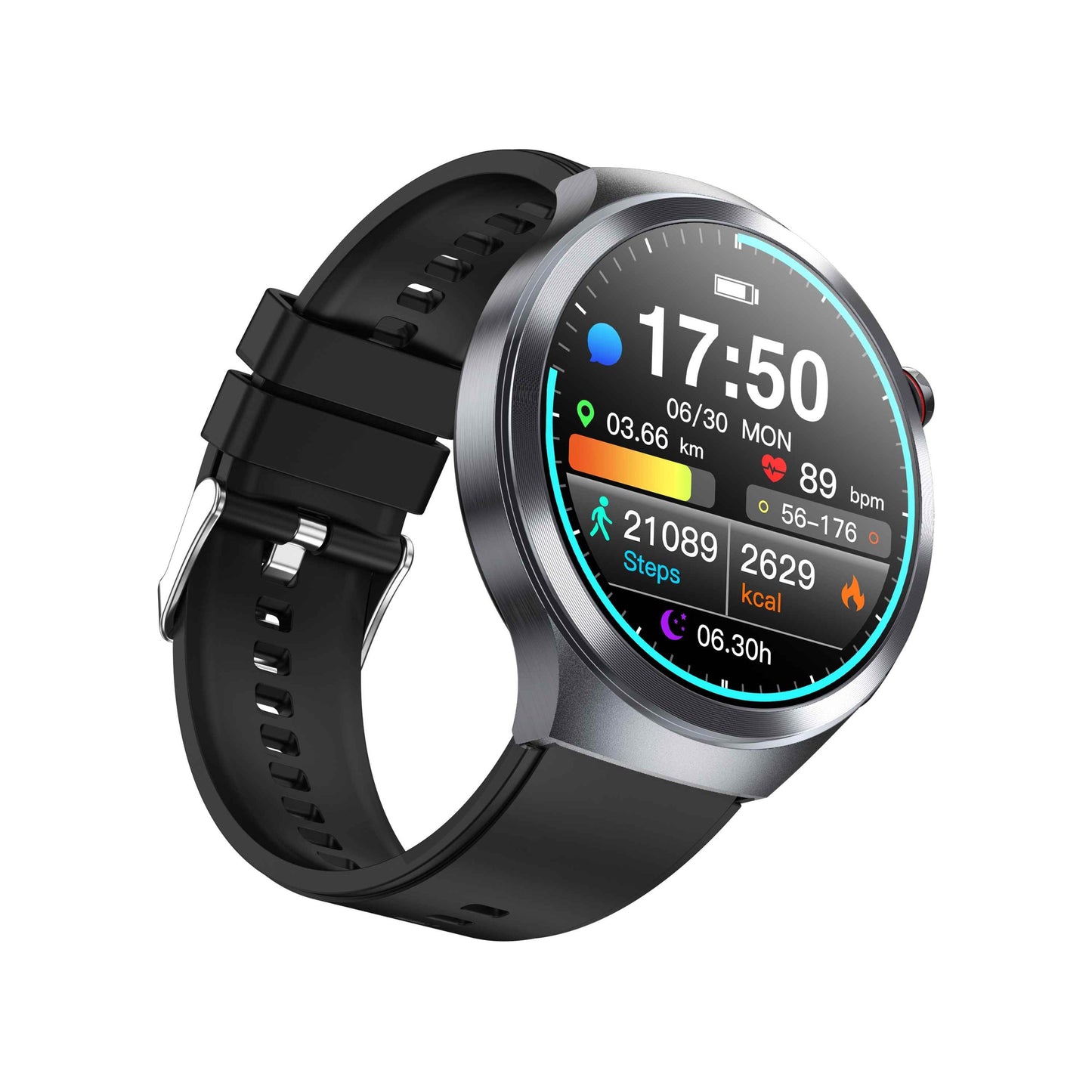 Vero V20 Health Smartwatch | 1.73" AMOLED Screen | ECG HRV Sleep Blood Glucose BP SOS Emergency Call Health Management