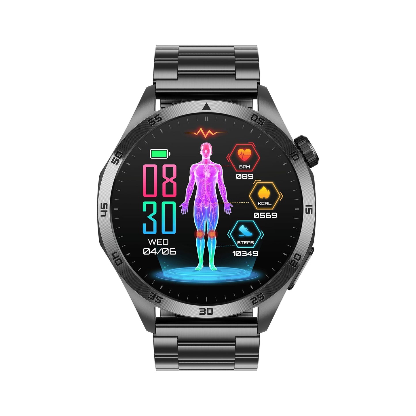 VERO V17 Smart Watch | Micro Health Check ECG/EKG Blood Glucose Smart Health Monitoring Watch