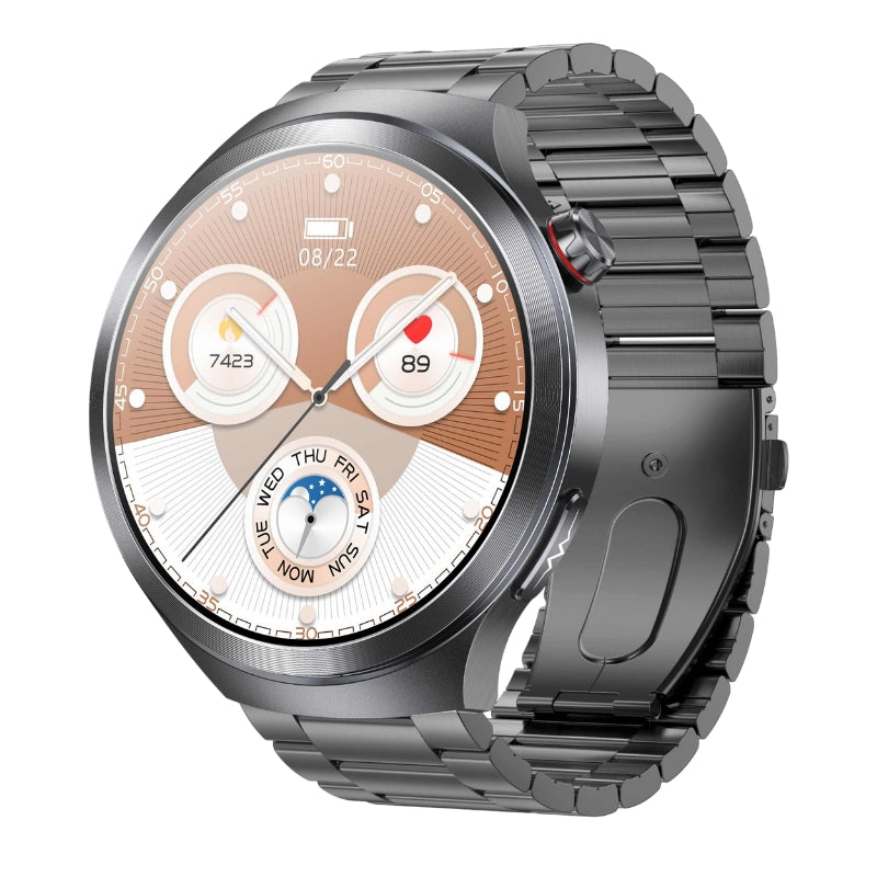 Vero V20 Health Smartwatch | 1.73" AMOLED Screen | ECG HRV Sleep Blood Glucose BP SOS Emergency Call Health Management