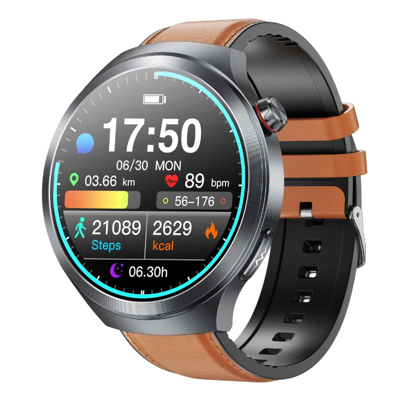 Vero V20 Health Smartwatch | 1.73" AMOLED Screen | ECG HRV Sleep Blood Glucose BP SOS Emergency Call Health Management