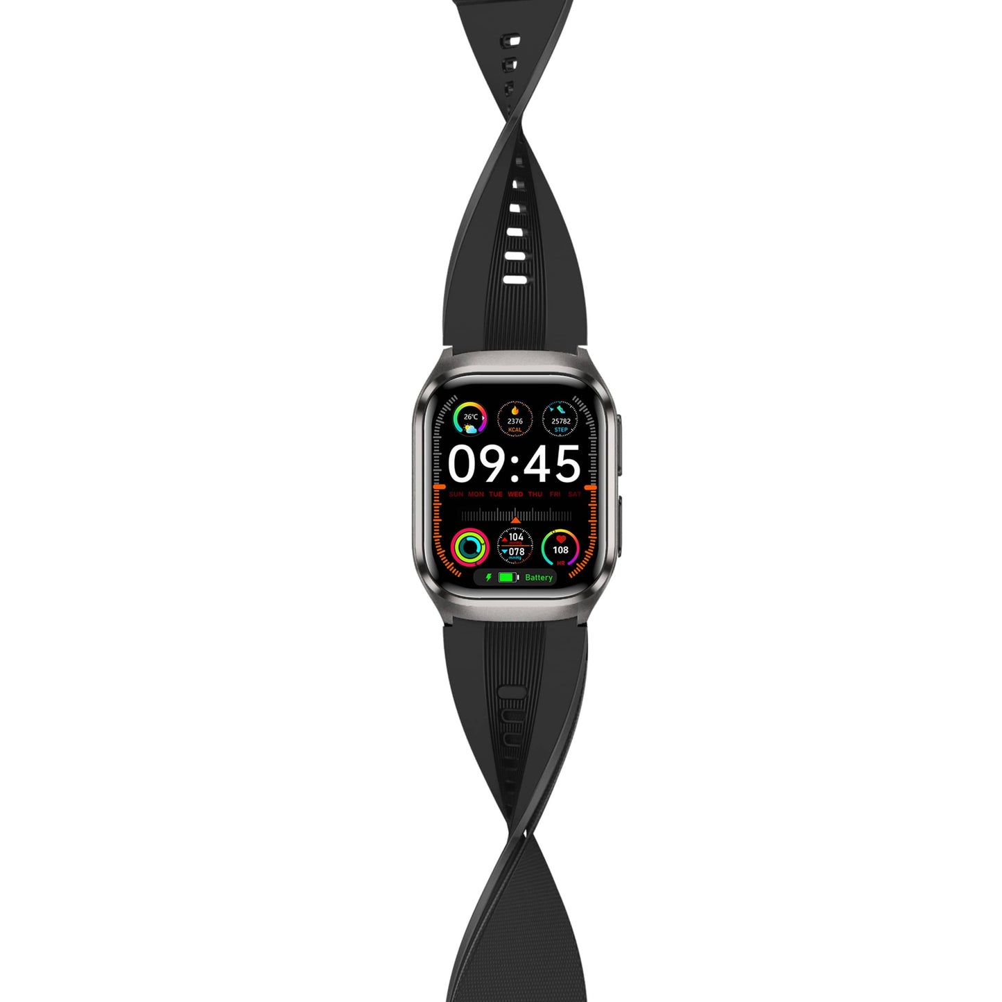 Vero V04 High Precision Smart Watch | Air Bag Blood Pressure Blood Glucose ECG Heart Rate Uric Acid Blood Lipid Monitoring Smart Watch