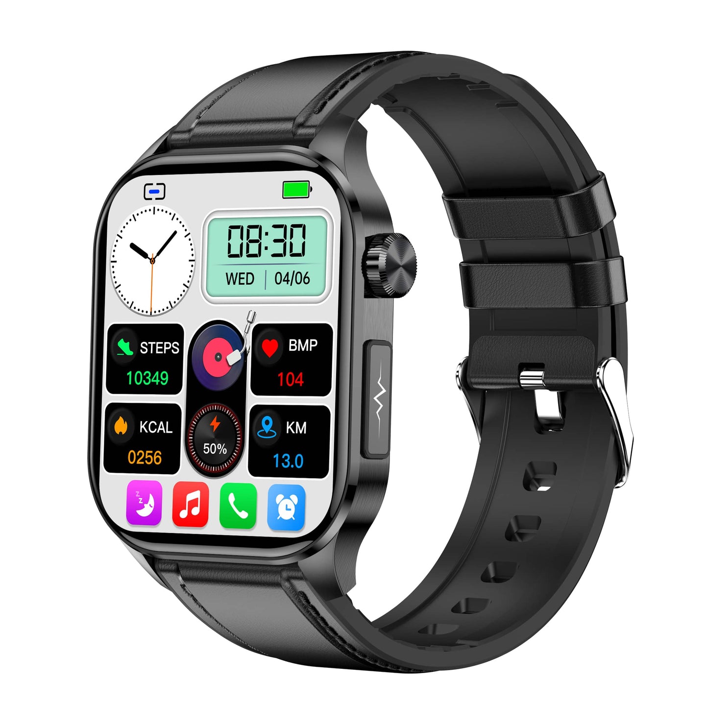 Vero V12 Smart Watch | ECG/EKG Blood Sugar Blood Pressure Call Intelligent Health Management