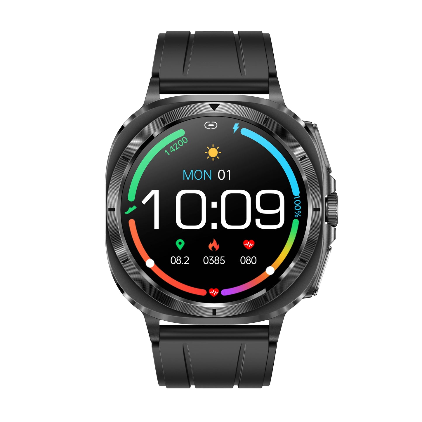 Vero V07 Sports Health Smart Watch | One-click Blood Glucose ECG/EKG Blood Pressure Call Intelligent
