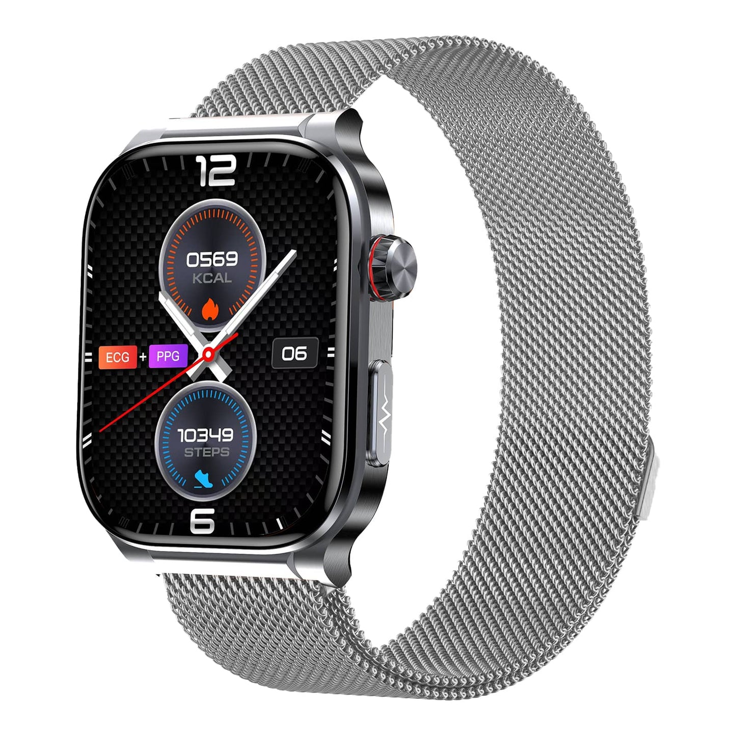 Vero V03 Smart Watch | Professional High-End ECG/EKG HRV Blood Glucose Blood Pressure Heart Rate Health Management Watch