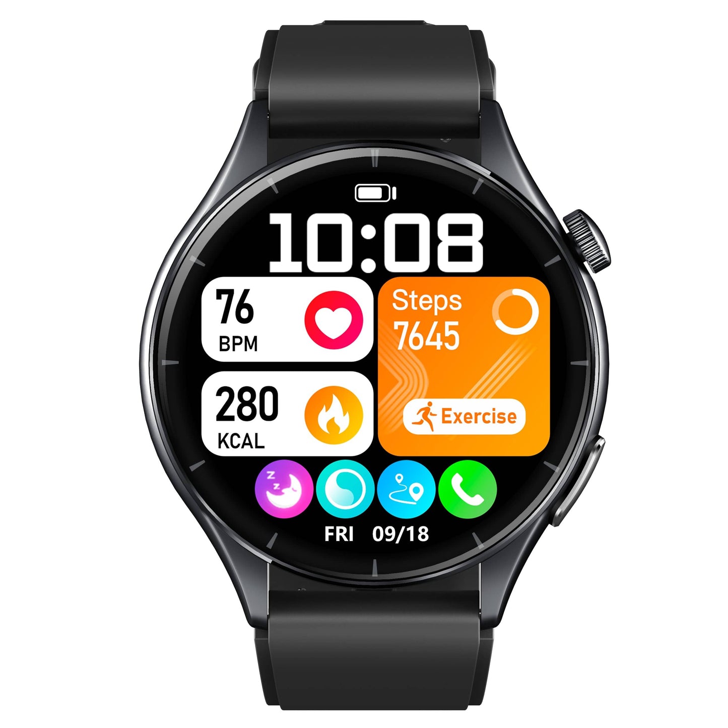 VERO V18 Ultra-thin Smart Watch | ECG Heart Rate Blood Pressure Sugar Pro Monitoring