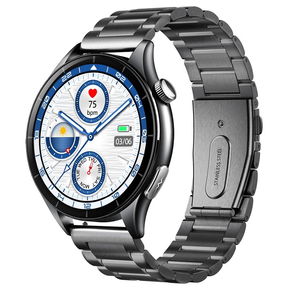 VERO V18 Ultra-thin Smart Watch | ECG Heart Rate Blood Pressure Sugar Pro Monitoring