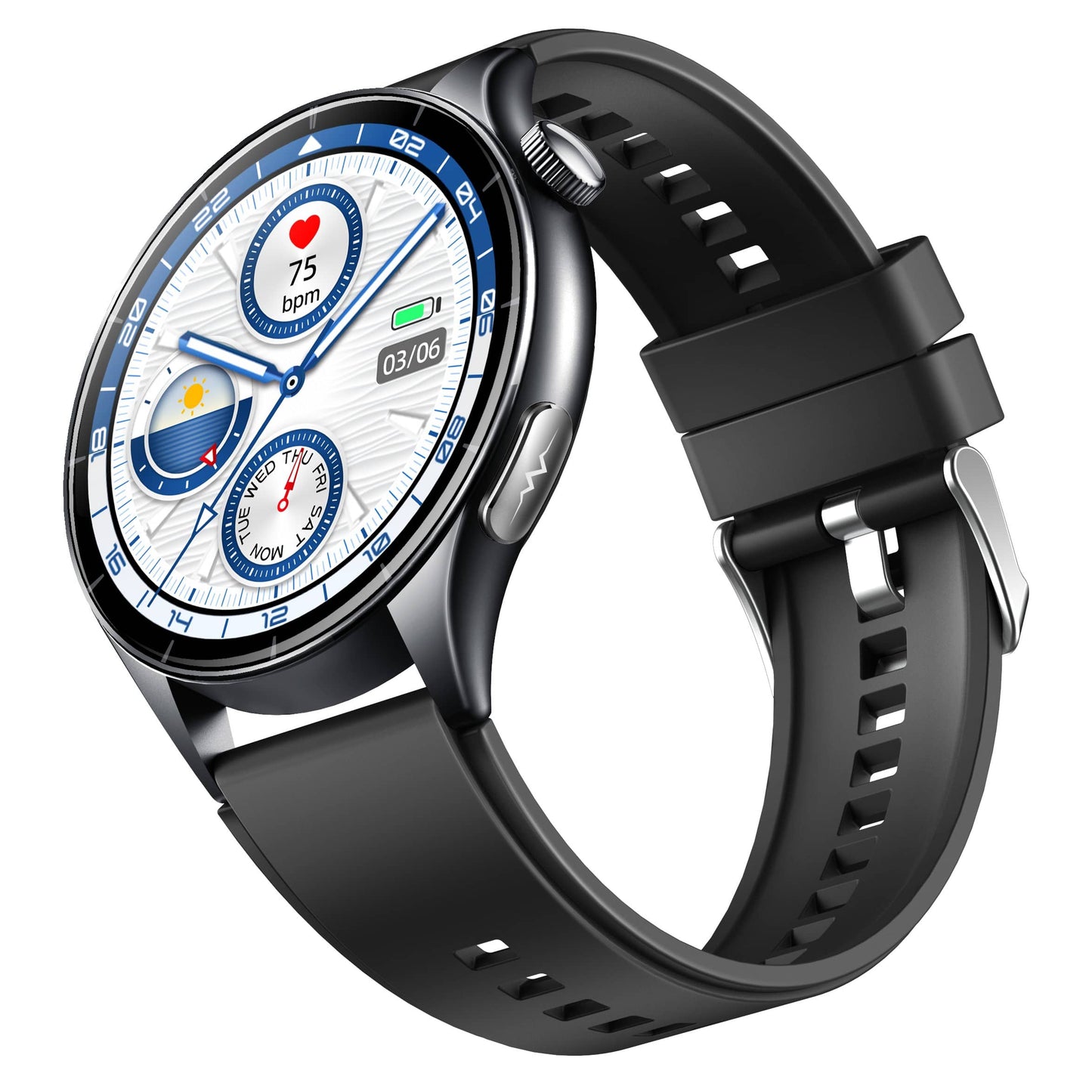 VERO V18 Ultra-thin Smart Watch | ECG Heart Rate Blood Pressure Sugar Pro Monitoring
