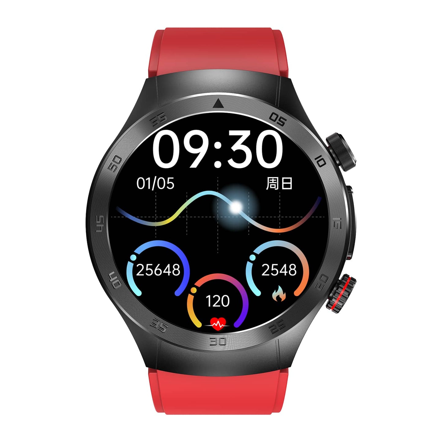 VERO V25 Health Smart Watch| Laser High Precision ECG/EKG Blood Glucose Measurement Sugar