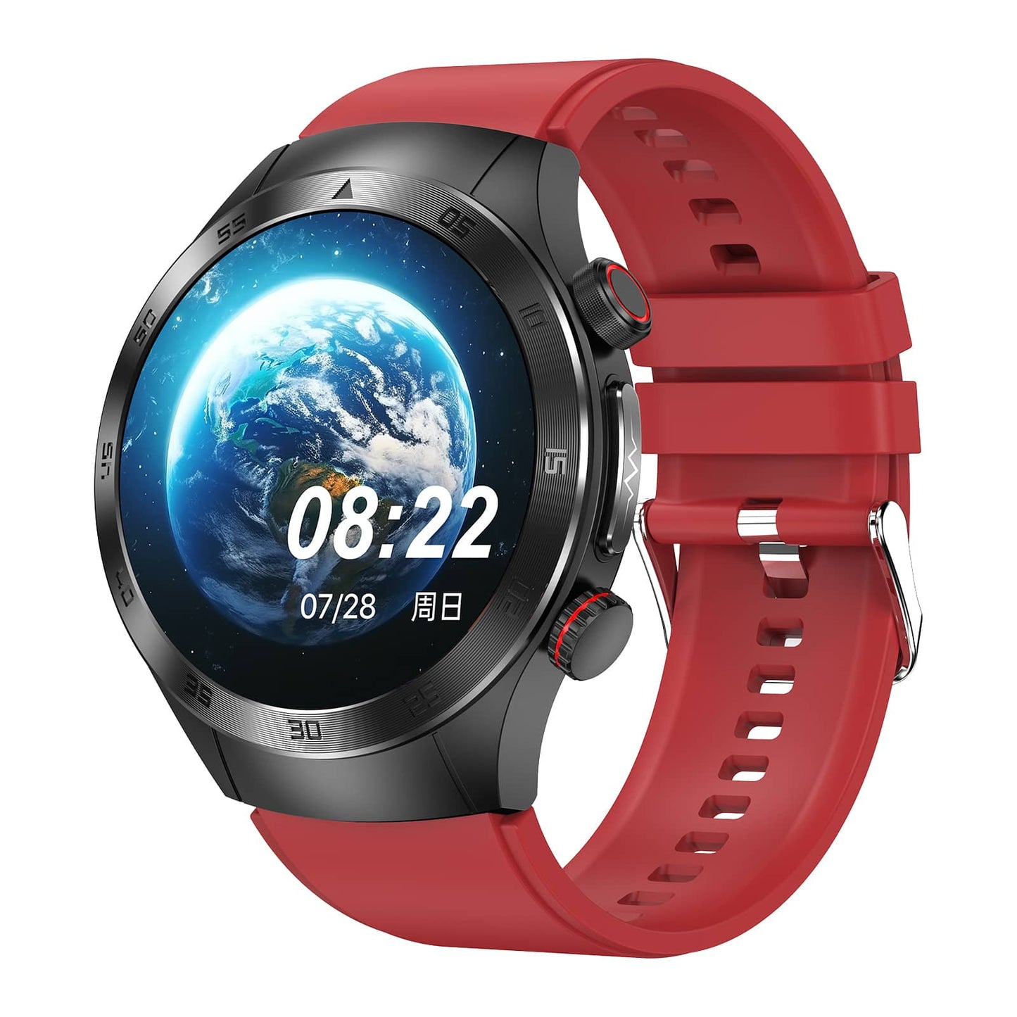VERO V25 Health Smart Watch| Laser High Precision ECG/EKG Blood Glucose Measurement Sugar
