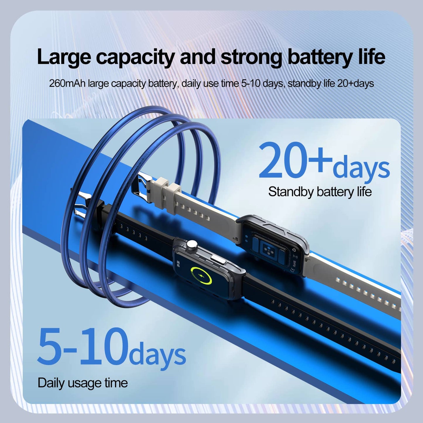 VERO Smart Health Exercise Bracelet | ECG/EKG Blood Pressure Blood Sugar Heart Rate Monitoring