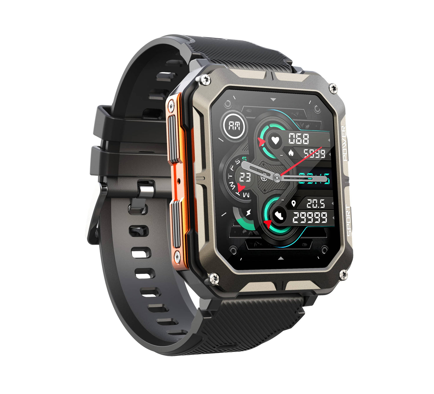 VERO V24 Sports Smart Watch | Anti Drop Waterproof and Dust-proof Cold Resistant Military Sports Heart Rate Monitor