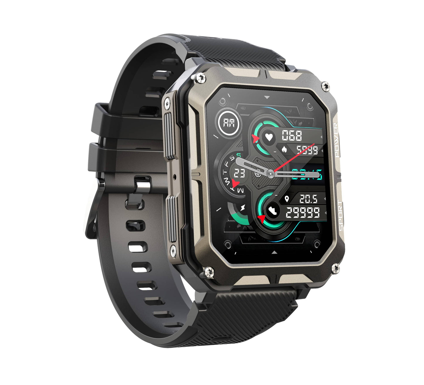 VERO V24 Sports Smart Watch | Anti Drop Waterproof and Dust-proof Cold Resistant Military Sports Heart Rate Monitor