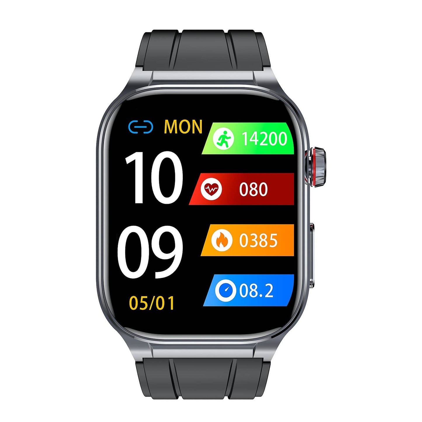 Vero V03 Smart Watch | Professional High-End ECG/EKG HRV Blood Glucose Blood Pressure Heart Rate Health Management Watch