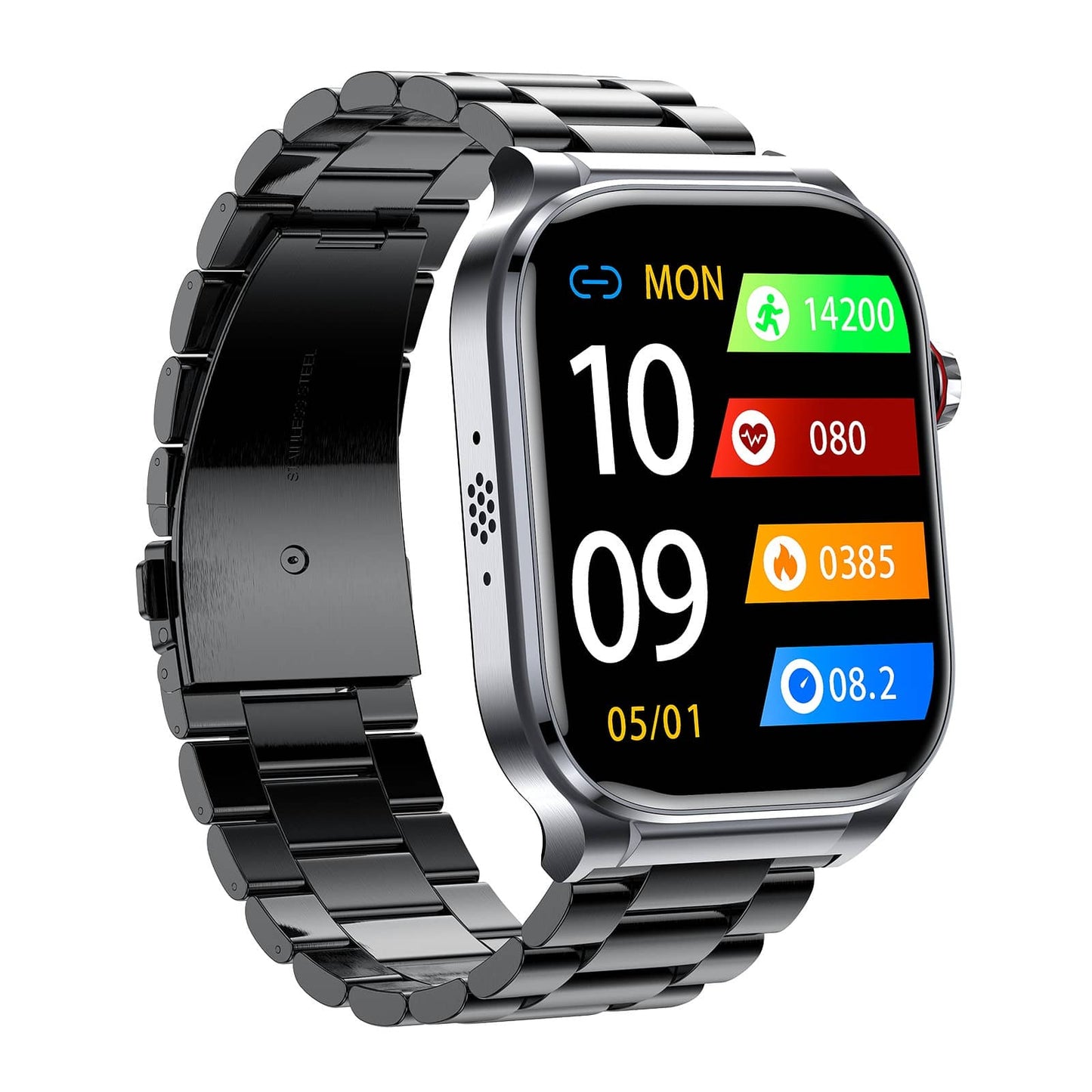 Vero V03 Smart Watch | Professional High-End ECG/EKG HRV Blood Glucose Blood Pressure Heart Rate Health Management Watch