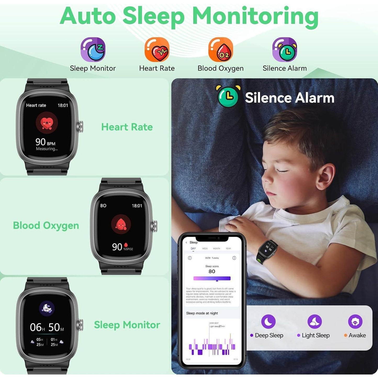Vero Multi Function Fitness Smart Watch for Kids