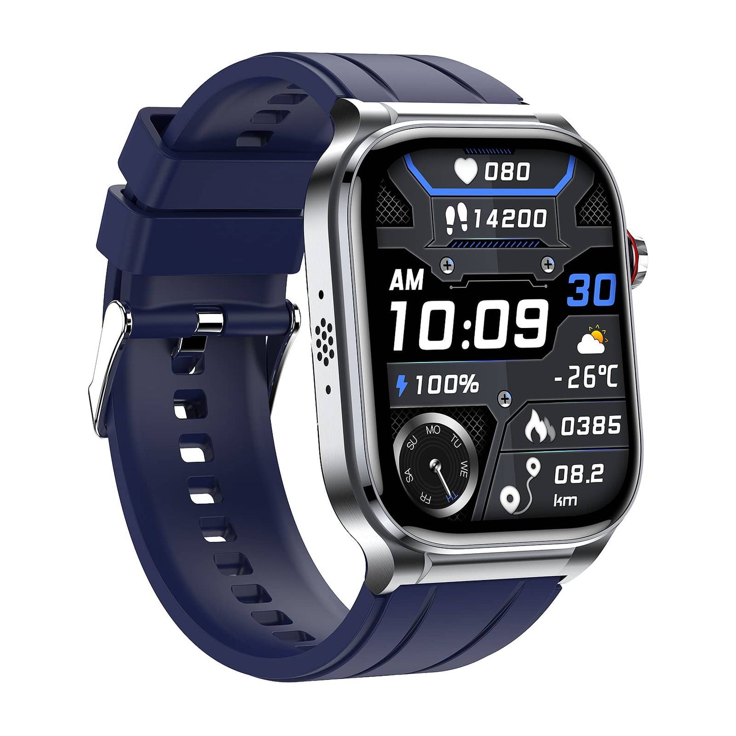 Vero V03 Smart Watch | Professional High-End ECG/EKG HRV Blood Glucose Blood Pressure Heart Rate Health Management Watch